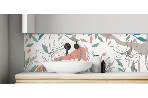 Crédence salle de bain :...