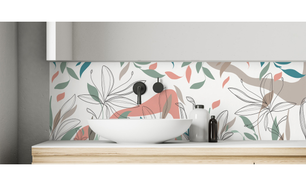 Crédence salle de bain :...