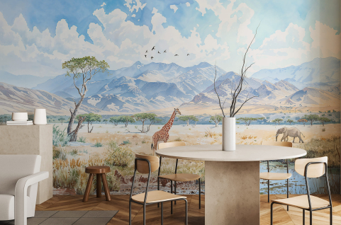 Papier peint : Savane...