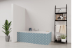 Tablier de bain : Rosace art déco 2