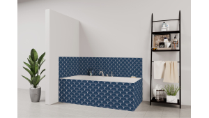 Tablier de bain : Rosace art déco
