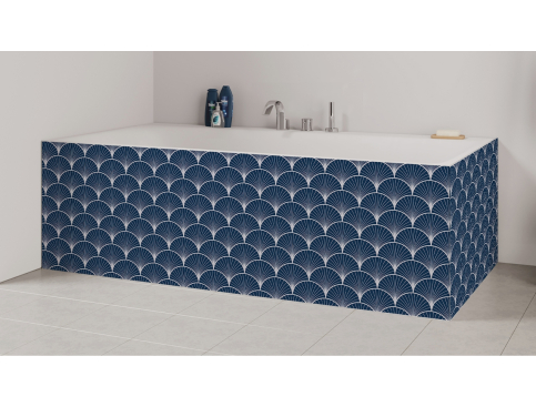 Tablier de bain : Rosace art déco