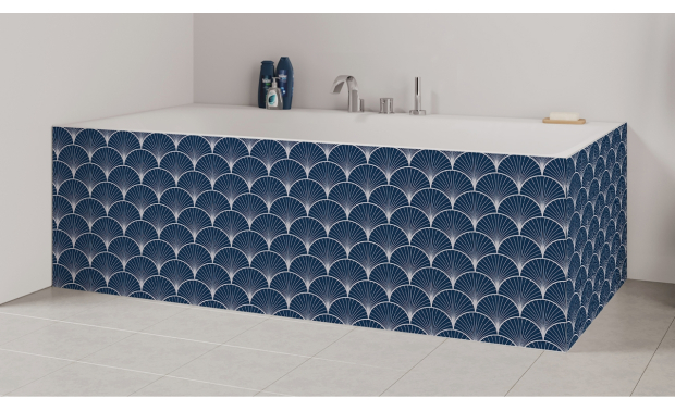 Tablier de bain : Rosace art déco