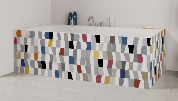Tablier de bain : Superposition