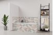Tablier de bain : Tuiles graphiques