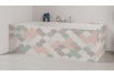 Tablier de bain : Tuiles graphiques