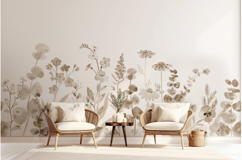 Papier peint : Fleurs...
