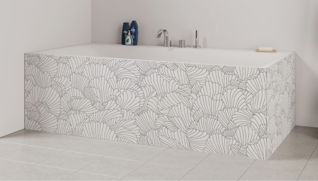 Tablier de bain : Végétal 1