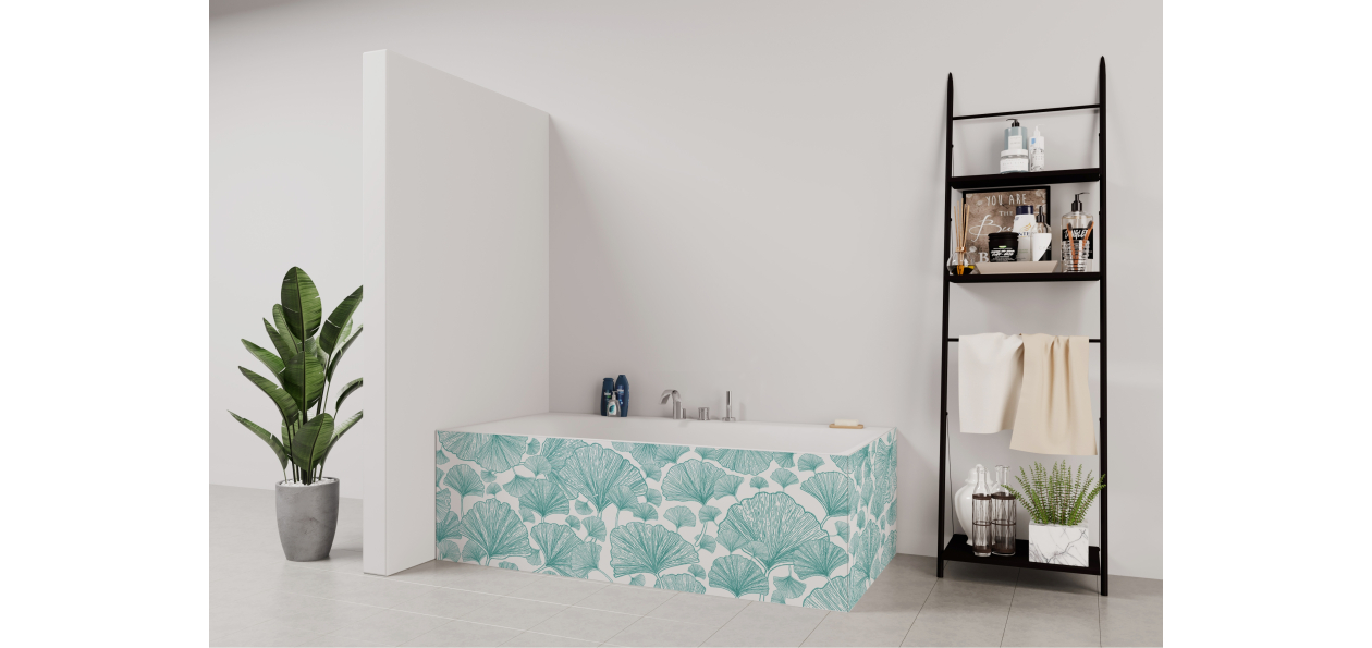 Tablier de bain : Végétal 2