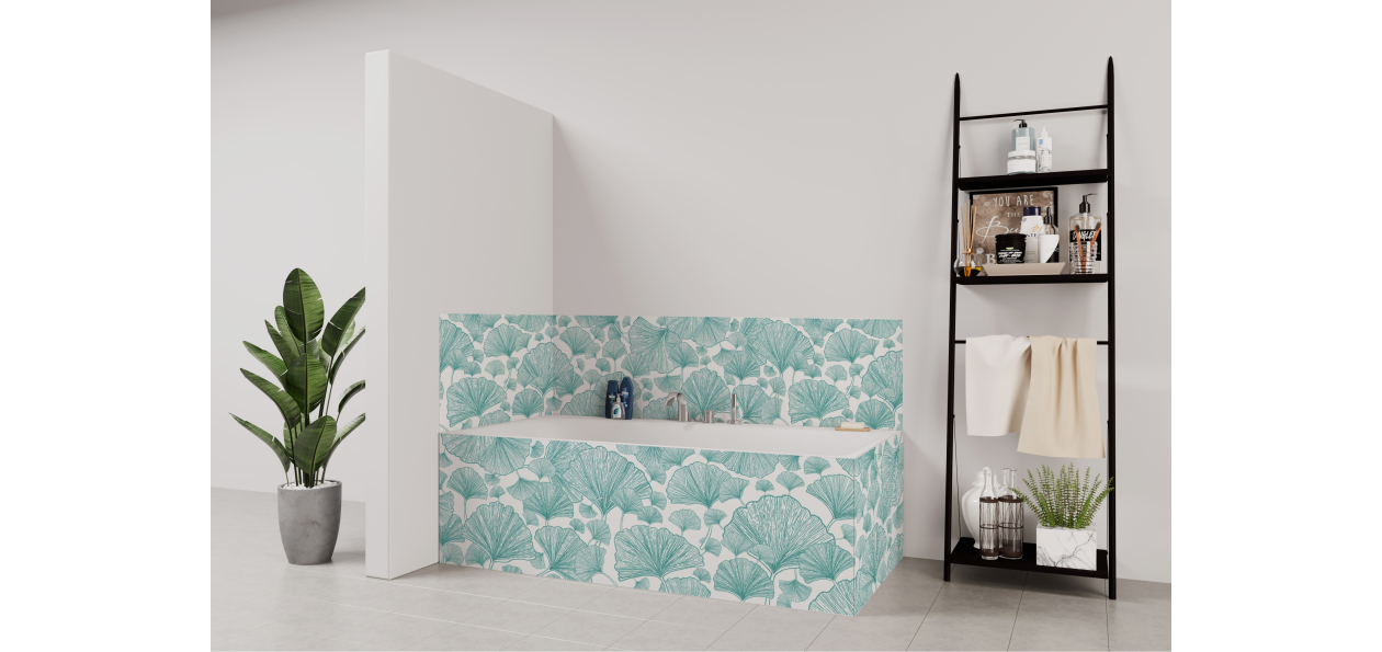 Tablier de bain : Végétal 2