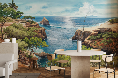 Papier peint : Calanques,...