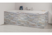 Tablier de bain : Mur pierre naturelle 2