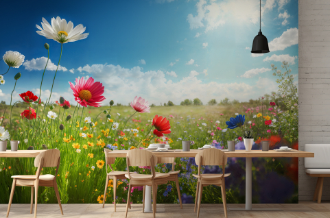 Papier peint : Fleur des...