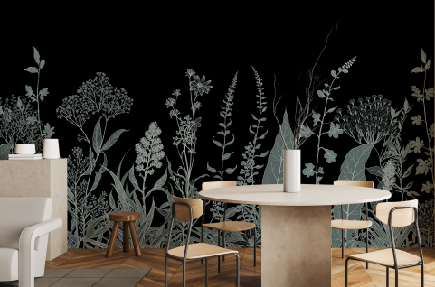 Papier peint : Fleurs...