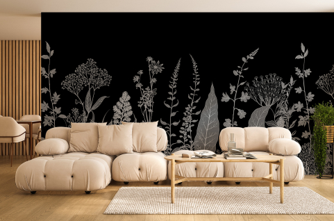 Papier peint : Fleurs...
