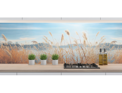 Crédence : Herbes et lac