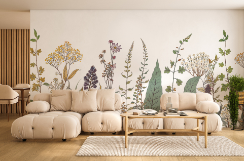 Papier peint : Fleurs...