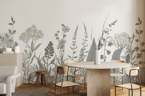 Papier peint : Fleurs...