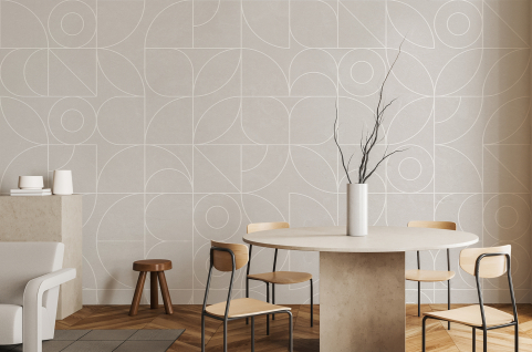 Papier peint : Cercles et...