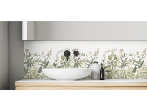 Crédence salle de bain :...