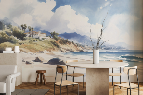 Papier peint : Plage, mer...