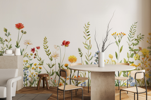 Papier peint : Fleurs...