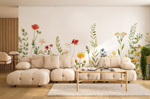 Papier peint : Fleurs...