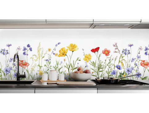 Crédence : Fleurs des...