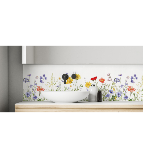 Crédence salle de bain :...