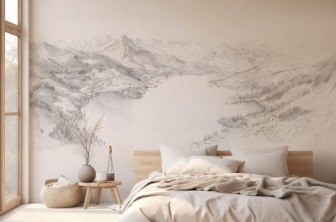 Papier peint : Lac et...