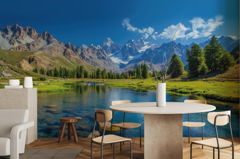 Papier peint : Lac et...