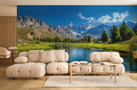 Papier peint : Lac et...