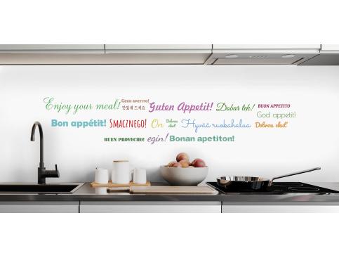 Crédence : Bon appétit...