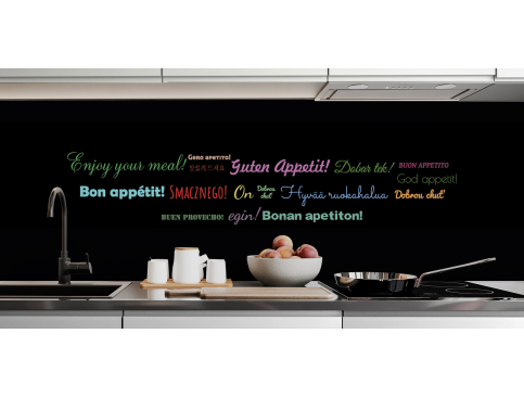 Crédence : Bon appétit...