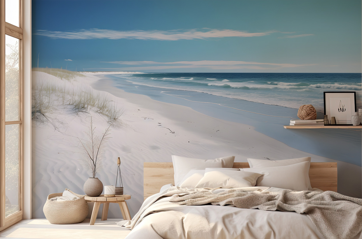Papier peint : Plage de sable blanc