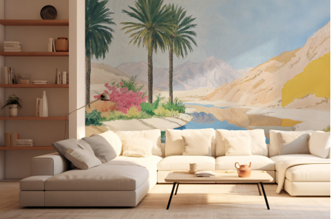 Papier peint : Oasis et...