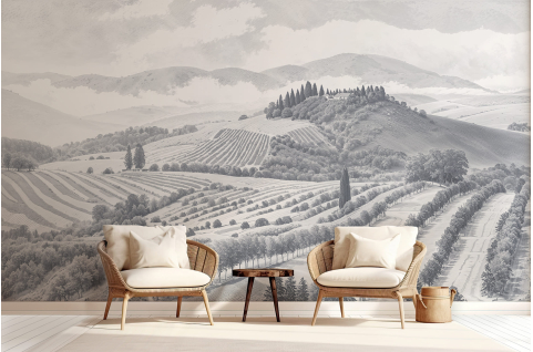 Papier peint : Paysage de...