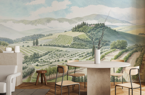 Papier peint : Paysage de...