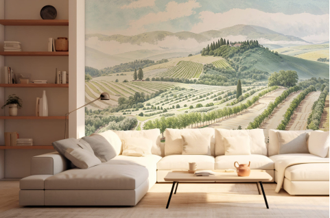 Papier peint : Paysage de...