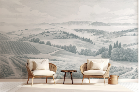 Papier peint : Paysage de...