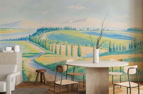 Papier peint : Paysage de...