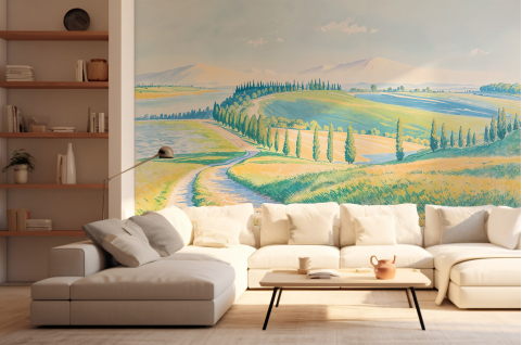 Papier peint : Paysage de...