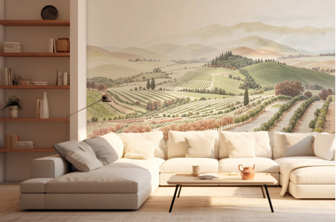 Papier peint : Paysage de...