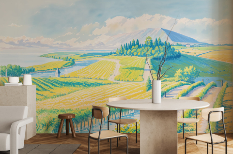 Papier peint : Paysage de...