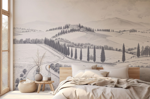 Papier peint : Paysage de...