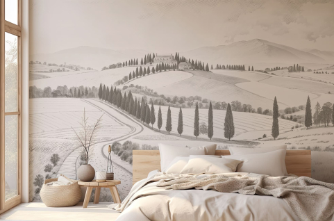 Papier peint : Paysage de...