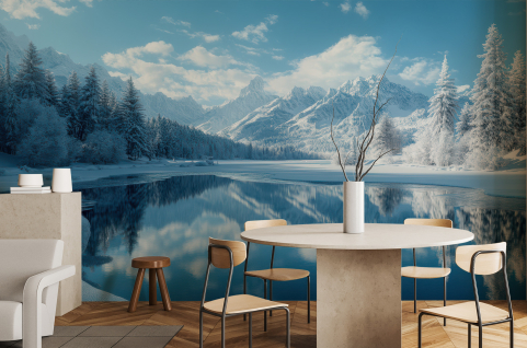 Papier peint : Lac et...
