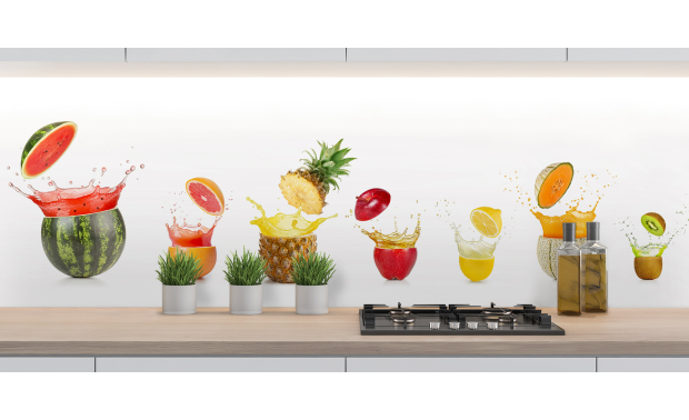 Crédence : Fruits...