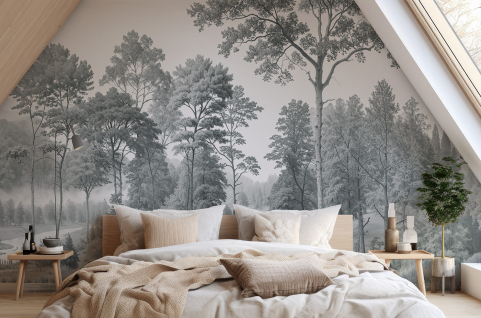 Papier peint : Forêt et...