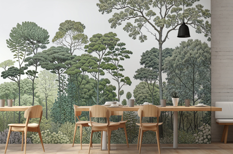 Papier peint : Forêt et...